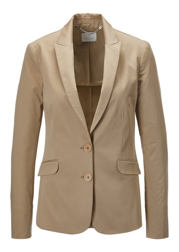 Natuurlijke stretch blazer